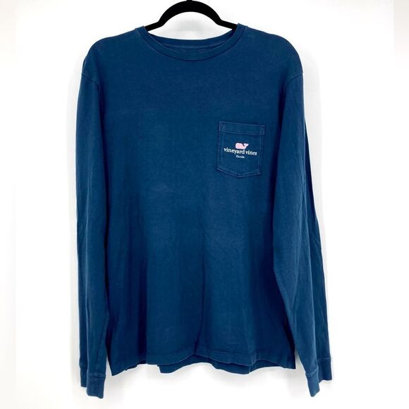 Vineyard Vines Men's Navy Long Sleeve Shirt S - Picture 3 of 7